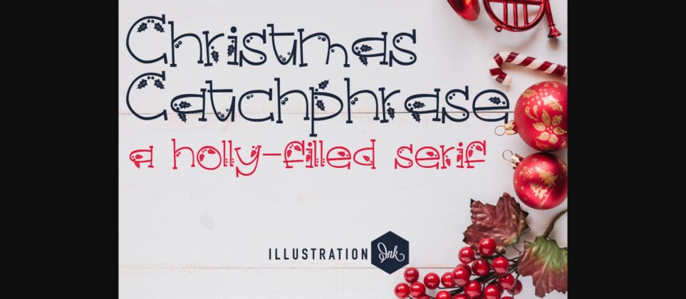 Christmas Catchphrase Font Poster 3