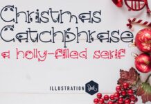 Christmas Catchphrase Font Poster 1