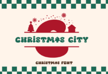 Christmas City Font Poster 1
