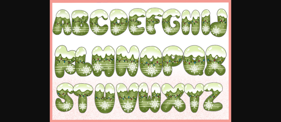 Christmas Colorful Font Poster 6