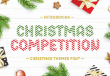 Christmas Competition Font Poster 1