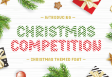 Christmas Competition Font Christmas Competition Font Poster 1