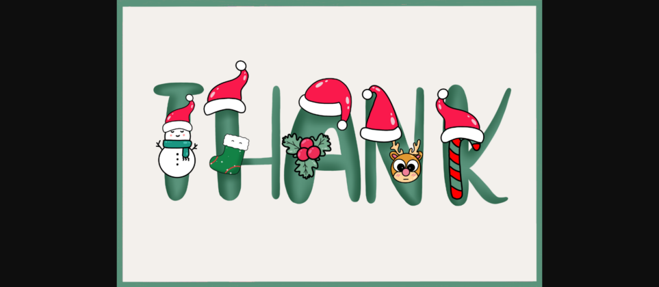 Christmas Cute Font Poster 8
