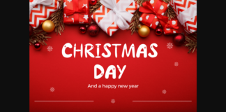 Christmas Day Font Poster 1