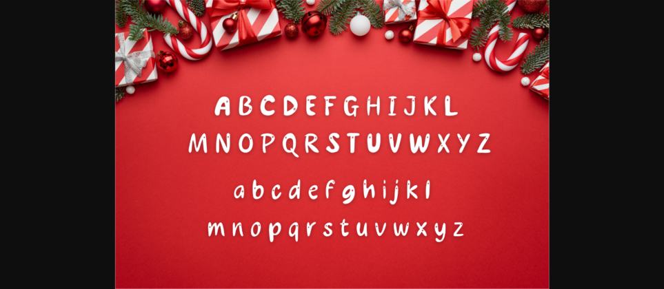Christmas Day Font Poster 10