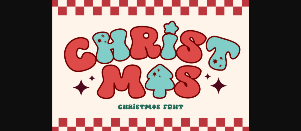Christmas Font Poster 3