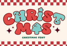 Christmas Font Poster 1