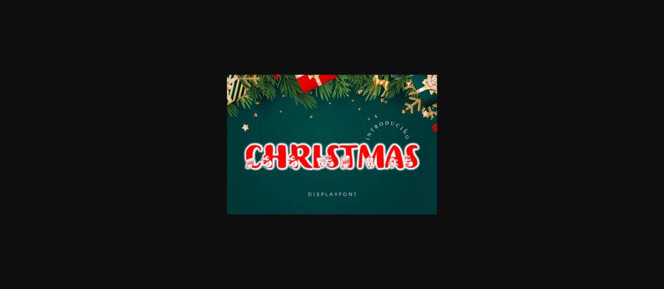 Christmas Font Poster 3