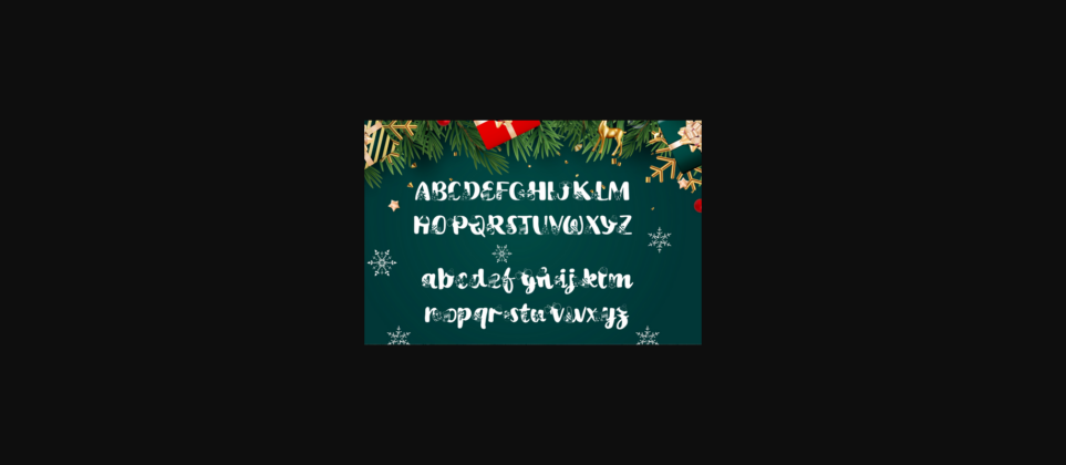 Christmas Font Poster 5