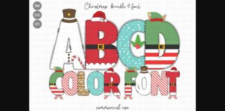 Christmas Font Poster 1