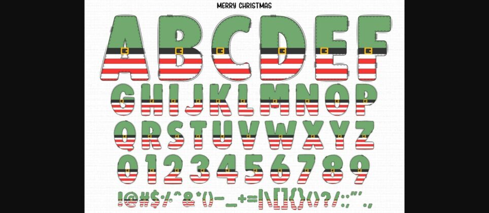 Christmas Font Poster 10