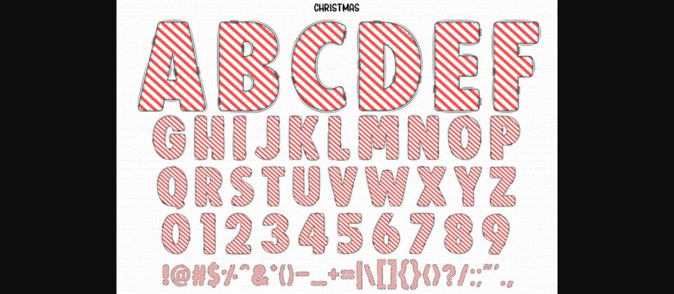 Christmas Font Poster 11