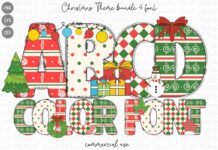 Christmas Font Poster 1