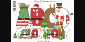 Christmas Font Poster 1