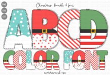 Christmas Font Poster 1