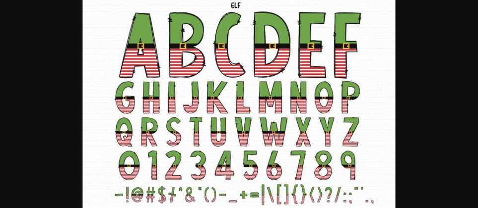 Christmas Font Poster 8