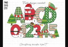 Christmas Font Poster 1