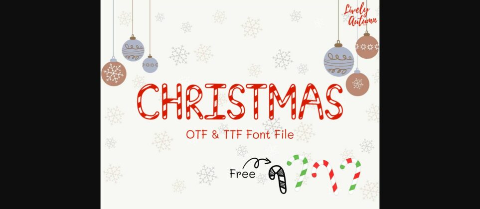 Christmas Font Poster 1