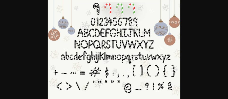 Christmas Font Poster 4