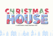 Christmas House Font Poster 1