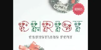 Christmas Joy Font Poster 1