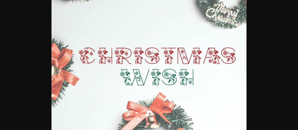 Christmas Joy Font Poster 4