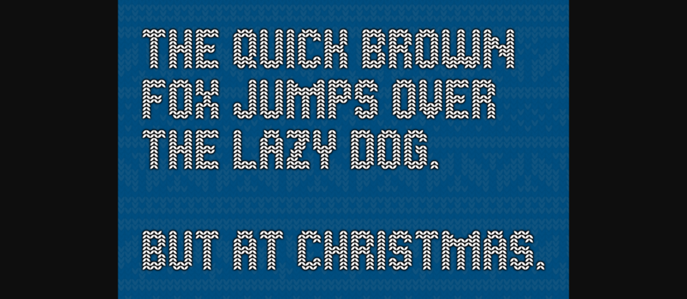 Christmas Jumper 2023 Font Poster 4