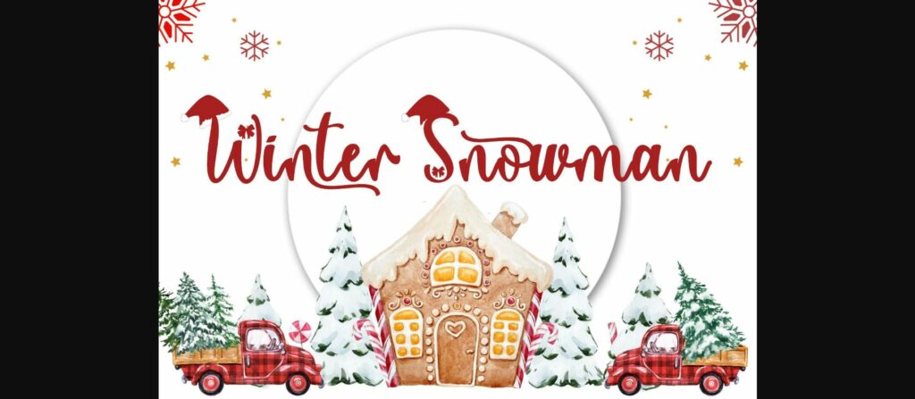 Christmas Laurent Font Poster 5