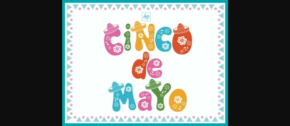 Cinco De Mayo Font Poster 3