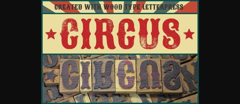 Circus Font Poster 3