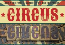 Circus Font Poster 1