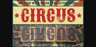 Circus Font Poster 1