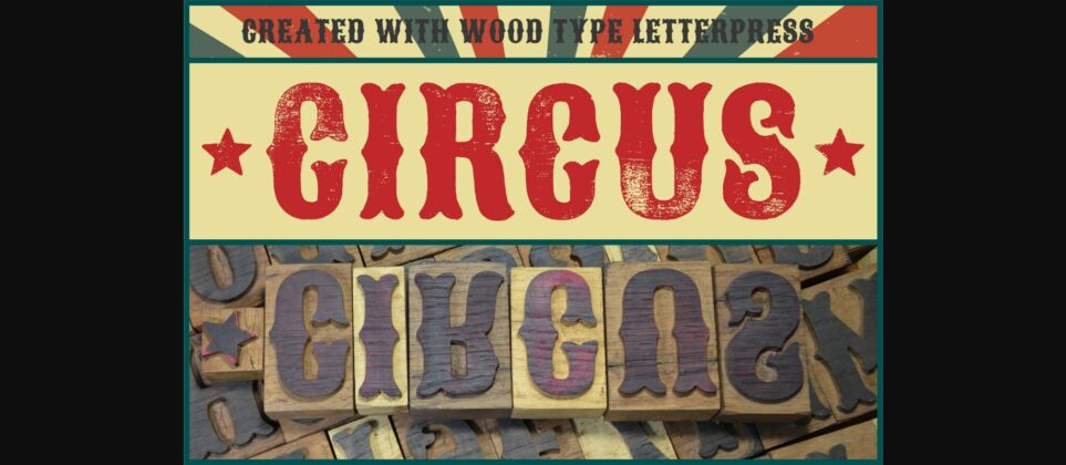 Circus Font Poster 1