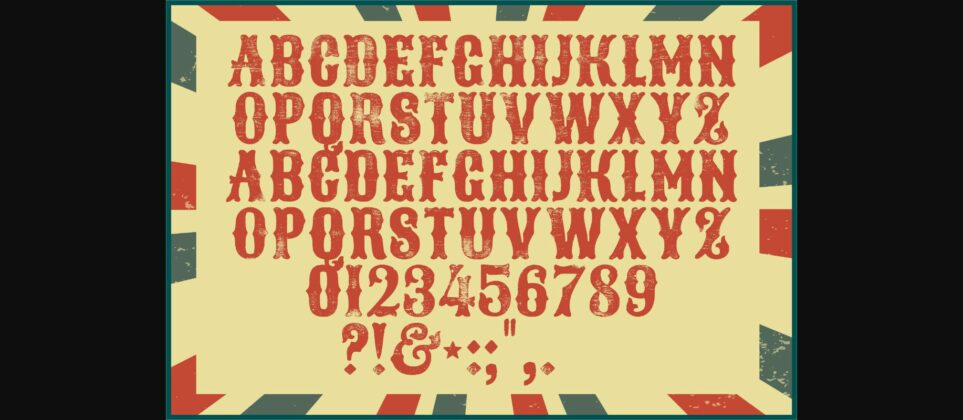 Circus Font Poster 8