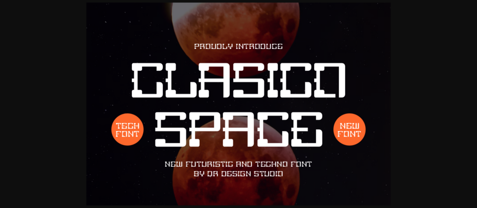 Clasico Space Font Poster 3