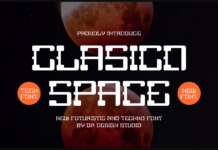 Clasico Space Font Poster 1