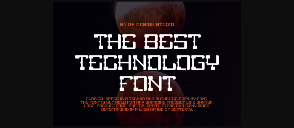 Clasico Space Font Poster 4