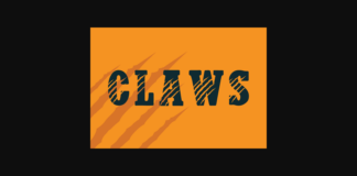 Claws Font Poster 1