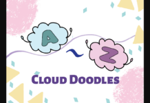 Cloud Doodles Font Poster 1