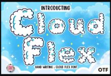 Cloud Flex Font Poster 1