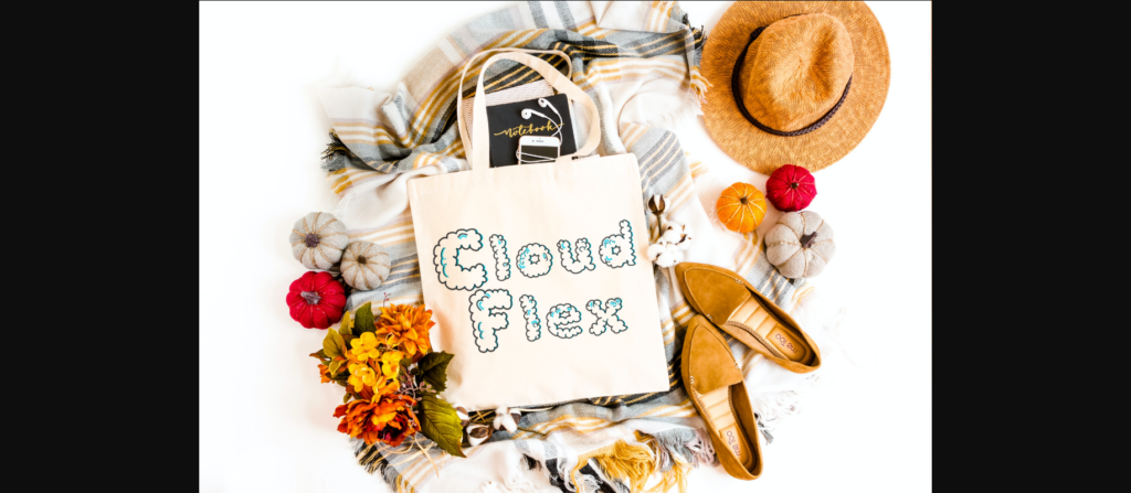 Cloud Flex Font Poster 6