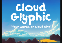 Cloudglyphic Font Poster 1