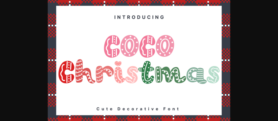 Coco Christmas Font Poster 3