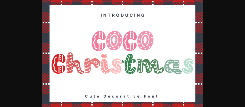 Coco Christmas Font Poster 1