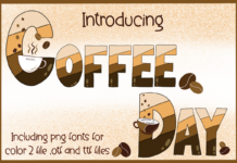 Coffee Day Font Poster 1