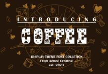 Coffee Font Poster 1