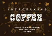 Coffee Font Coffee Font Poster 1