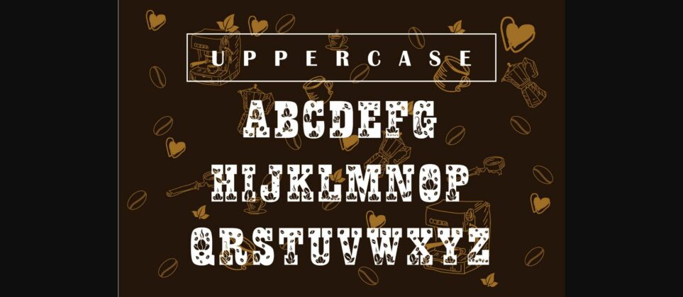Coffee Font Poster 2