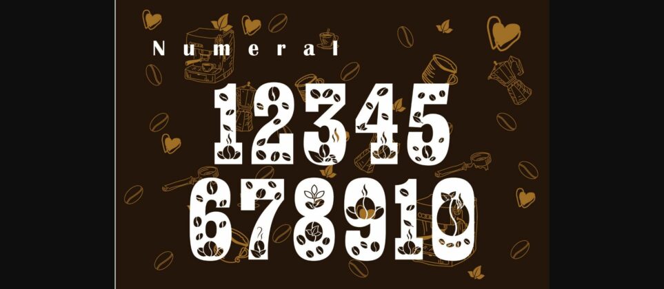 Coffee Font Poster 5