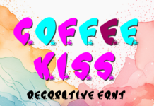 Coffee Kiss Font Poster 1
